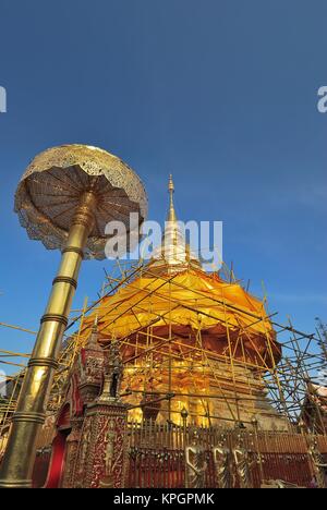 Il restauro di The Chedi a Wat Prathat Doi Suthep Temple in Chiang Mai, Thailandia. Foto Stock