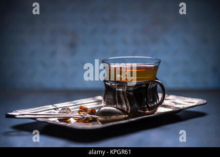 Il tè caldo Foto Stock