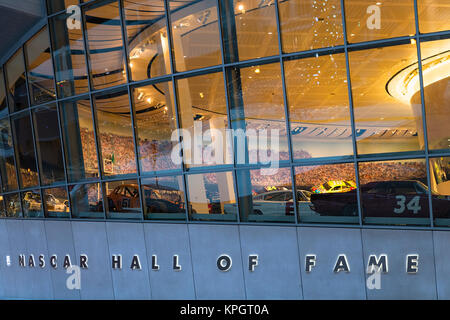 Nascar Hall of Fame, Charlotte, North Carolina, Stati Uniti d'America. Foto Stock