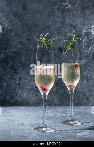 Bicchiere di champagne Foto Stock