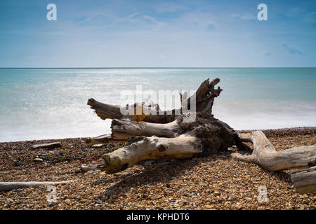 Le dune di sabbia e spiaggia, Camber Sands, campanatura, nei pressi di segale, East Sussex, Regno Unito Foto Stock