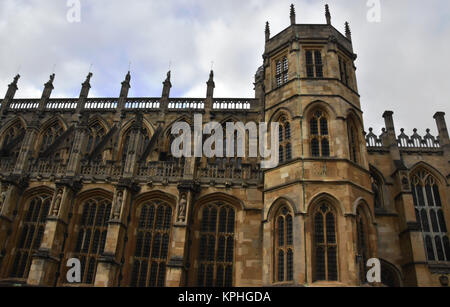 San Georges Chapel, il Castello di Windsor, Windsor, Inghilterra, Ottobre 5th, 2017 Foto Stock