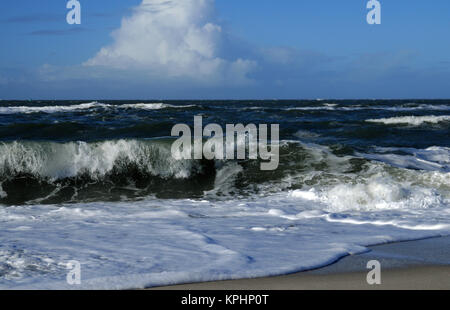 In kite surf Foto Stock