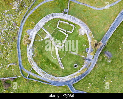 Caherconnell Celtic stone fort, primo Medioevo a Burren Regione, County Clare, Irlanda Foto Stock