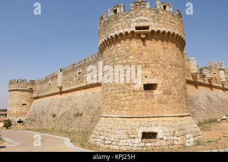 Castello di Grajal de Campos, provincia di León, Castiglia e magra, Spagna Foto Stock