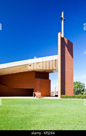 Stati Uniti d'America, Alabama, Tuskeegee. Tuskeegee Institute National Historic Site, afro-americano di importanti università fondata da Booker T. Washington, cappella esterno. Foto Stock