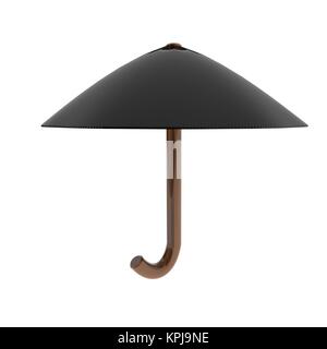 Ombrello nero, 3d Foto Stock