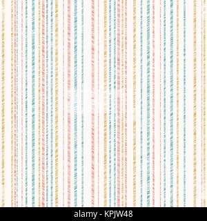 Graffi verticali linee. Abstract seamless pattern. Per la decorazione o la stampa su tessuto. Riempimenti. Grafica semplice texture. Elementi colorati. Illustrazione Vettoriale