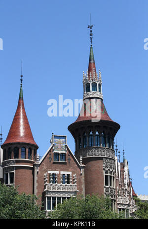 Casa Terrades, Barcelona, Spagna. Foto Stock