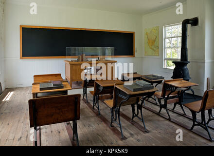NC01094-00...North Carolina - una camera school house a Portsmouth Villaggio sull'Isola di Portsmouth sulle isole di barriera in Cape Lookout National Sea