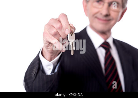 Questa è la vostra nuova chiave di casa! Foto Stock