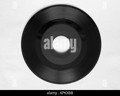 Singolo record di vinile Foto Stock