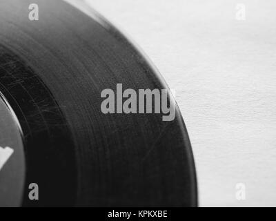 Singolo record di vinile Foto Stock