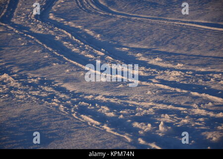 piste da sci sulle dolomiti di zettersfeld lienz alto adige Foto Stock