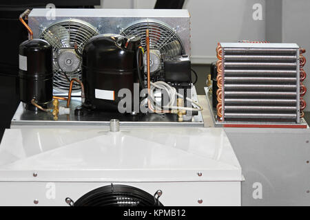 Compressore di refrigerazione unità Foto Stock