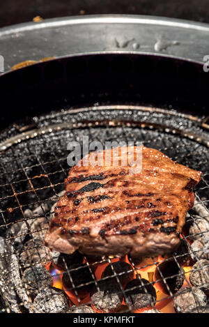 Yakiniku di manzo alla griglia Foto Stock