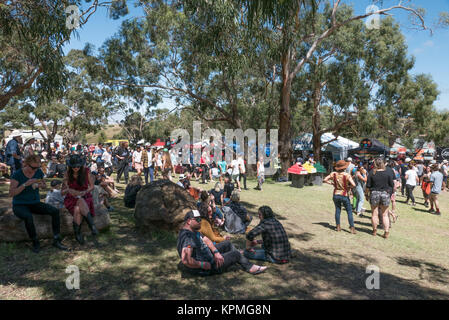 2017 Meredith Music Festival che si tiene a Meredith, Australia ogni anno. Foto Stock