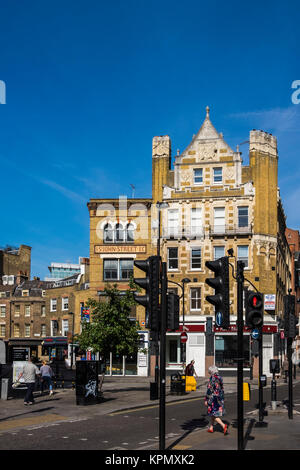 St.John Street di fronte mercato Smithfield, London, England, Regno Unito Foto Stock