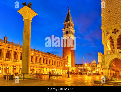 Piazza San Marko, Venezia Foto Stock