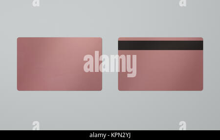 Rose Gold vip card Foto Stock