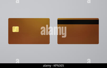 Cooper con scheda IC Foto Stock