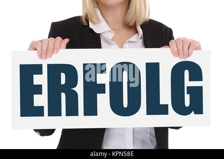 Successo Il successo della crescita delle finanze concetto business profitto carriera di guadagno Foto Stock