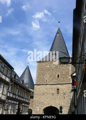 Ampio cancello di Goslar Foto Stock