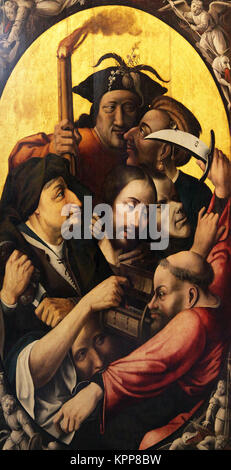 Trittico di insulti da Hieronymus Bosch 1450-1516 olandese/Netherlandish disegnatore e pittore Foto Stock
