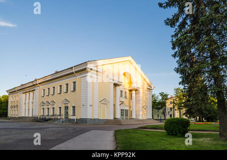 Casa della Cultura di Sillamae. L'architettura dell'epoca di Stalin Foto Stock