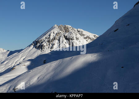 Vorarlberg Austria - Dicembre 07, 2017: Arlberg Ski Area Foto Stock