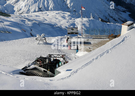 Vorarlberg Austria - Dicembre 07, 2017: Arlberg Ski Area Foto Stock