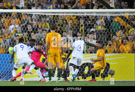 L Australia ha sconfitto Honduras 3-1 per vincere la Coppa del Mondo di spareggio intercontinentale e di qualificarsi per la fase finale della Coppa del Mondo in Russia 2018 dotate di: atmosfera dove: Sydney, Australia quando: 15 Nov 2017 Credit: WENN.com Foto Stock