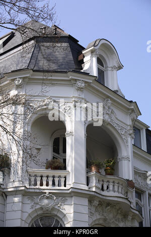 Germania, Wuppertal, villa nel quartiere Brill. Deutschland, Wuppertal, Villa im Stadtteil Brill. Foto Stock