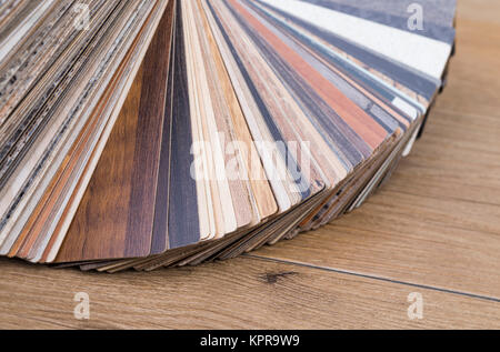 Holzfurniere Foto Stock