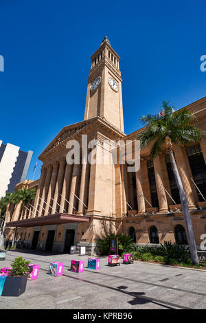 Il Municipio a Brisbane, Queensland, Australia Foto Stock