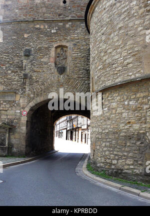 Ampio cancello di Goslar Foto Stock