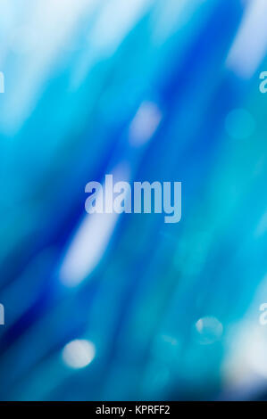 Abstrakter blauer verschwommener Hintergrund mit Struktureffekt. Foto Stock