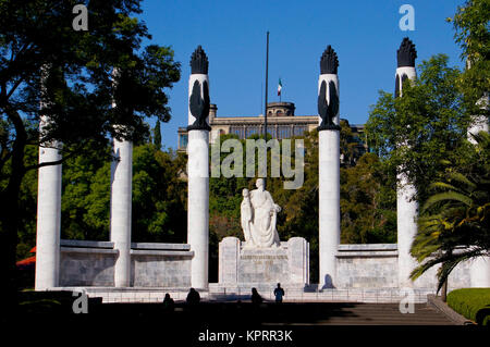 Ninos Heroes un monumento nel parco di Chapultepec, Città del Messico, DF, Messico Foto Stock