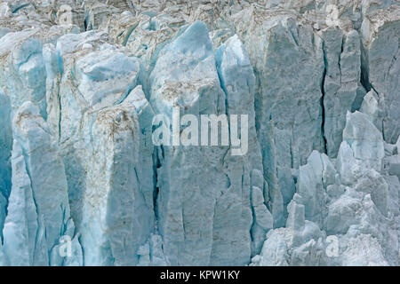 Dettagli di una superficie glaciale Foto Stock