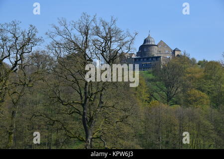 Sababurg nel Reinhardswald nel nord dell'Assia Foto Stock