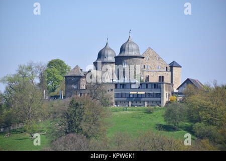 Sababurg nel Reinhardswald nel nord dell'Assia Foto Stock