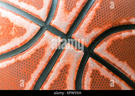 Vecchia tessitura di pallacanestro Foto Stock