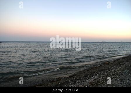 Di Larnaca, Cipro città e bella vista Foto Stock