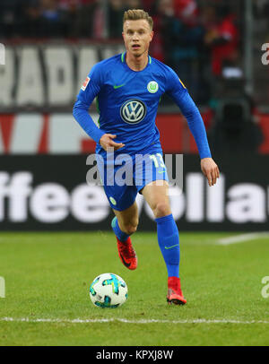 Koeln, Germania. Xvi Dec, 2017. Colonia, Germania, 16 dicembre 2017, Bundesliga giornata 17, 1. FC Koeln vs VfL Wolfsburg: Affrontare Credito: Juergen schwarz/Alamy Live News Foto Stock