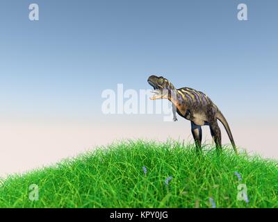 3d animale in medow Foto Stock