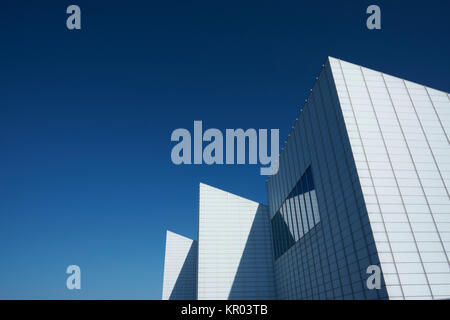 Il design di architettura moderna della Turner Contemporary Gallery di Margate Inghilterra - Minimalismo geometrico - David Chipperfield Architects Foto Stock