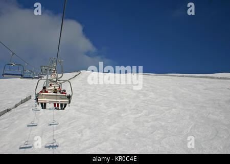 Paesaggio invernale dall' Austria Foto Stock