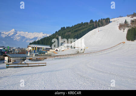 Paesaggio invernale dall' Austria Foto Stock