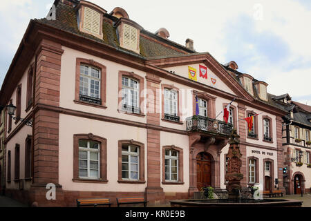 Hall di ribeauvillÃ© in Alsace Foto Stock