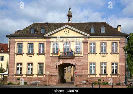 Hall di riquewihr in Alsace Foto Stock